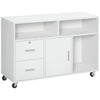 Lateral Mobile Filing Cabinet with Lock
