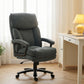 Big and Tall Executive Office Chair, Up to 450 lbs. Heavy Duty Desk Chair, Computer Chair for Heavy People, Grey