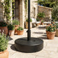 Black Fillable Patio Umbrella Base for 1.5"/1.9" Poles