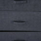 Linen Drawer Cabinet Organizer Storage Dresser Tower with 4 Removable Drawer Metal Frame Adjustable Feet for Living Room, Kitchen, Bathroom, Black