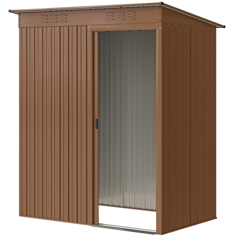 5.2' x 3.5' Metal Garden Shed