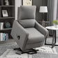 Electric Power Lift Recliner Chair with Remote Control and Side Pocket for Living Room, Grey