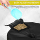 19" Round Patio Umbrella Base Weight Sand Bag Weather Resistant Garden Parasol Weight Base Stand Holder Weights w/ Scoop Up 88lbs Black