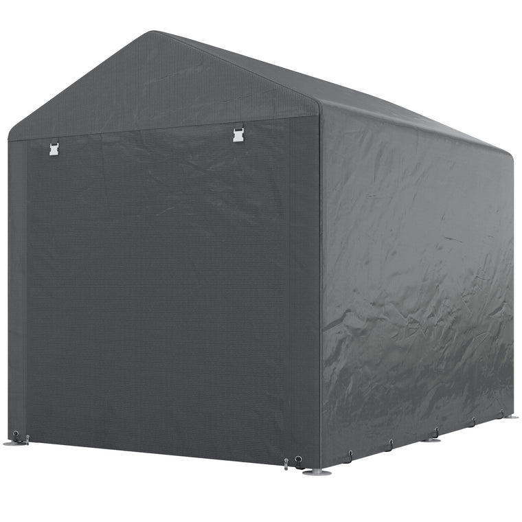 Galvanized Steel Bike Storage Shed
