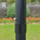 9FT 3 Tiers Patio Umbrella Outdoor Market Umbrella with Crank, Push Button Tilt for Deck, Backyard and Lawn, Red