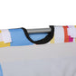 Set of 2 Beach Lounge Chair Sun Lounger Beach Mat, Padded Folding Ground Mat Lounge Chair w/Adjustable Back, Steel Frame, Head Pillow and Carry Bag for Backyard Lakeside, Colorful Stripes
