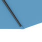 10' Deluxe Patio Umbrella, Outdoor Market Parasol, Banana Hanging Offset Sunshade with Crank, Cross Base, Blue
