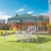 8' x 8' Green Foldable Pop-Up Canopy Tent with Carrying Bag
