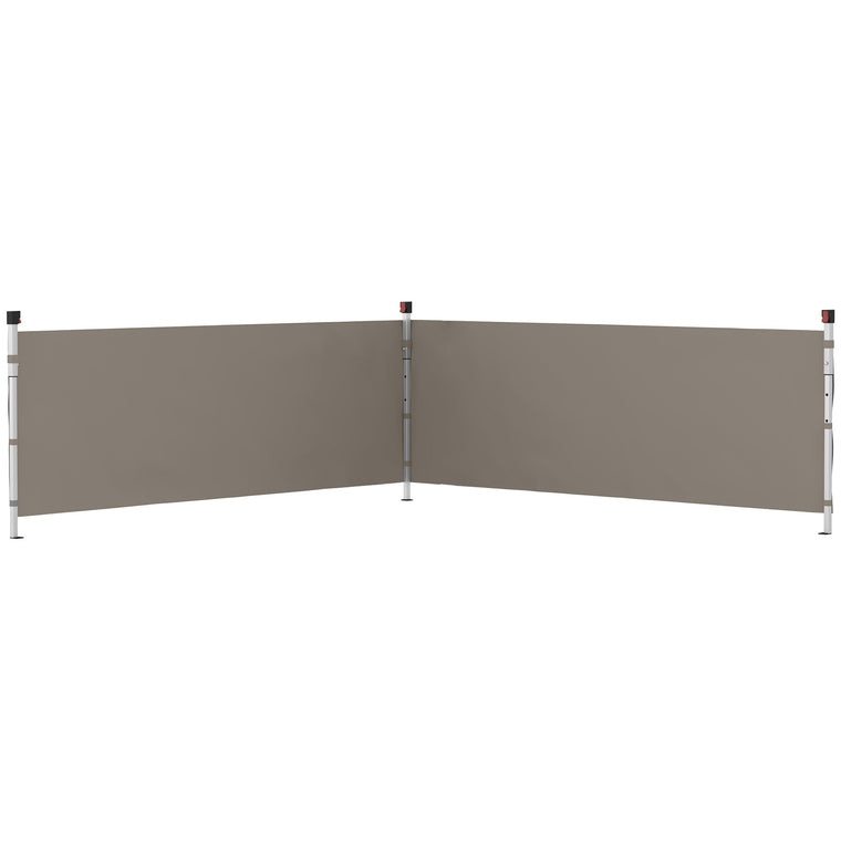 Grey Half Sidewalls Set for 10' x 10' & 10' x 20' Canopies