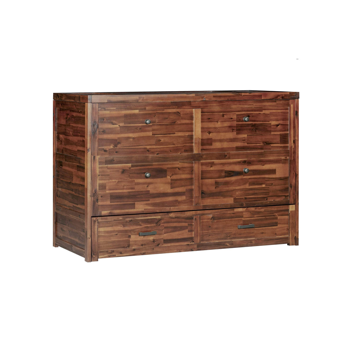 Stow queen cabinet bed, cherry