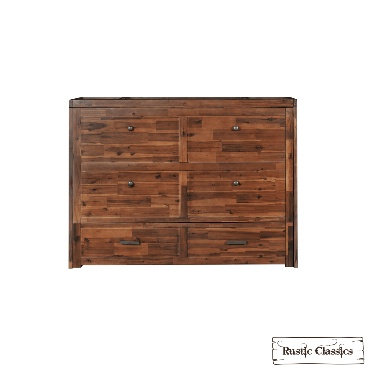Stow Twin cabinet bed in Cherry, closed, front view