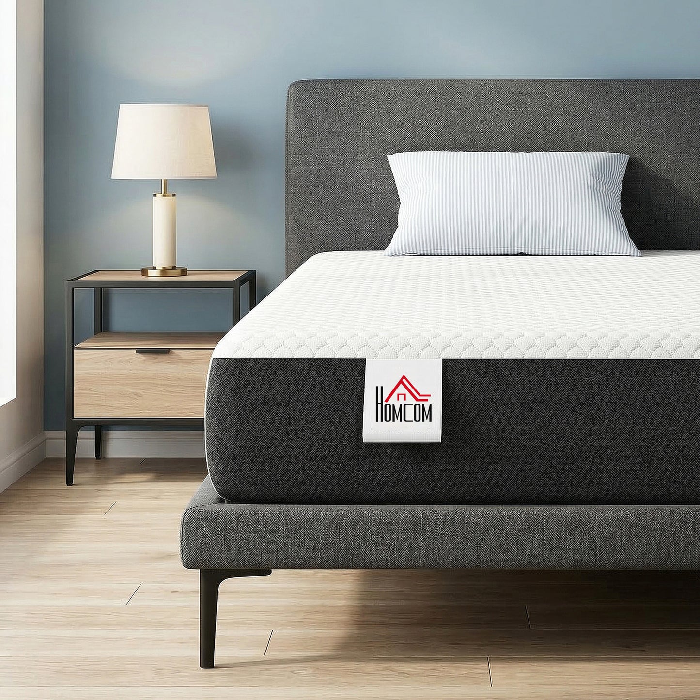 Twin 8 Inch Memory Foam Mattress in a Box, Pressure Relief & Lumbar Support, CertiPUR-US Certified, Medium Firm