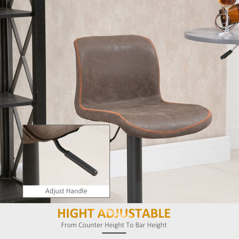 Swivel Counter-Height Bar Stools Set of 2 - Brown