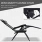 Zero Gravity Chair Set of 2 Patio Chair with Side Table Cupholders and Pillows for Pool, Backyard, Lawn, Beach, Red