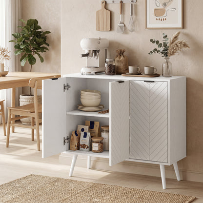 Sideboard Buffet Cabinet with 3 Doors