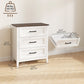 Dresser for Bedroom with 3 Drawers Storage Chest of Drawers for Living Room, Closet, Laundry, Entryway