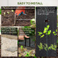 3ft x 164ft Weed Barrier, Landscape Fabric, for Greenhouse Yard Garden Weed Control, Heavy-Duty & Easy Setup, 2oz