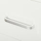 180° Rotating Home Office Corner Desk Storage Shelf Cabinet White