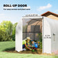 11.5x6.6x6.6ft Walk-in Tunnel Greenhouse Portable Garden Plant Growing Warm House with Door and Ventilation Window, White