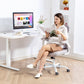Ergonomic Mesh Office Chair with 4D Lumbar Support, Swivel Desk Chair with Flip-up Armrests, Tilt Function, Grey