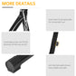 Hammock Chair Stand Only, Metal C-Stand for Hanging Hammock Chair with Tray for Indoor, Outdoor, Porch, Patio, Black