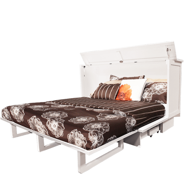 Madrid cabinet bed in Brushed White, photo 4