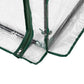 40"L x 20"W x 59"H Walk-in Garden Greenhouse with Steel Frame Outdoor Hot House Tomato Plant Warm House w/ Roll up Door, Plastic Cover, Clear