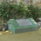 71" x 55" x 32" Mini Greenhouse Portable Hot House for Plants with 2 Large Windows and Ground Nails for Outdoor, Indoor, Garden, Gardening Kit, Green