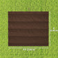 8' x 9.4' Retractable Pergola Canopy Replacement, Fit 7' x 10' Frame, UV30+ Pergola Cover Top Only, Coffee