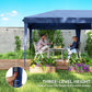 10' x 20' Outdoor Pop Up Canopy Tent Party Tent Instant Shelter W/ Carrying Bag, Blue