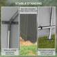 Outdoor Storage Shed Portable Garage with Roll-up Door for Motorcycle, Bike, Garden Tools, Beige