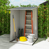 3.3' x 3.4' Lean-To Tool Shed with Lockable Doors