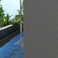 Patio Door Blinds, Outdoor Roller Shades, Cordless Roll Up Shade for Porch Gazebo, Light Grey