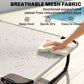 Folding Lounge Chair w/ Reclining Back, Cream White