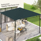 10' x 10' Square Gazebo Canopy Replacement UV Protected Top Cover Sun Shade Grey