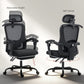 Office Chair, Ergonomic Mesh Computer Desk Chair with Adjustable Headrest, Lumbar Support, Black