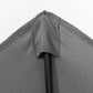 6.6FT Patio Umbrella, Outdoor Parasol with 6 Solid Ribs, Dark Grey