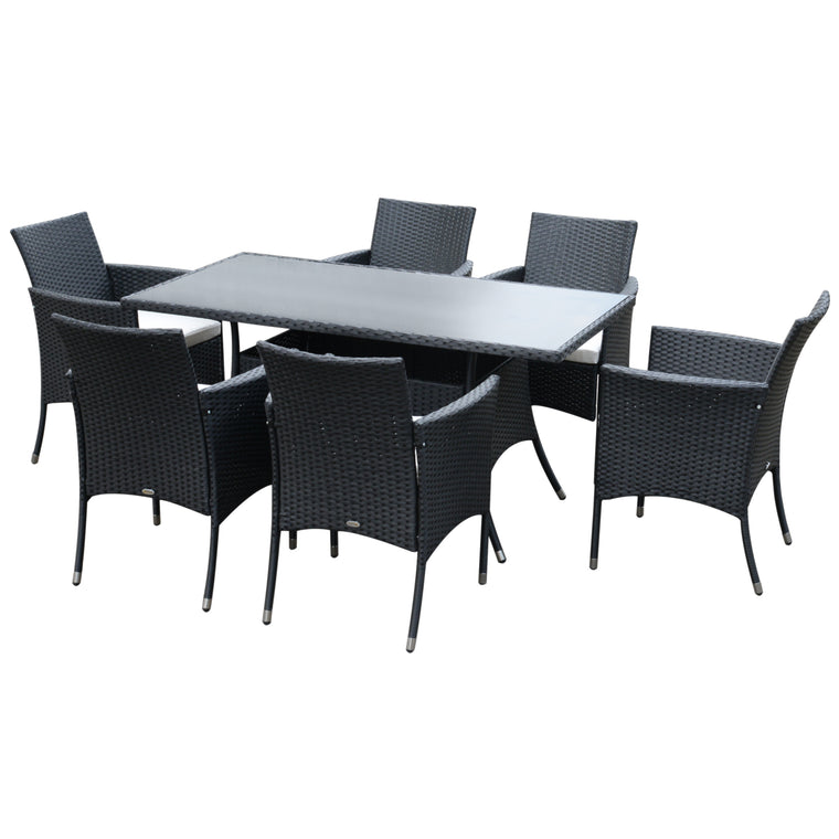 Garden Dining Set with Cushions