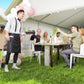 Heavy Duty Large Party Tent & Carport with Removable Sidewalls, Portable Garage Canopy Tent, White