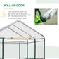 56" x 56" x 77" Walk-in Greenhouse, Portable Garden Flower Seed Warm House with 8 Shelves, Outdoor Plant Growth Hot House, PVC Cover, Transparent