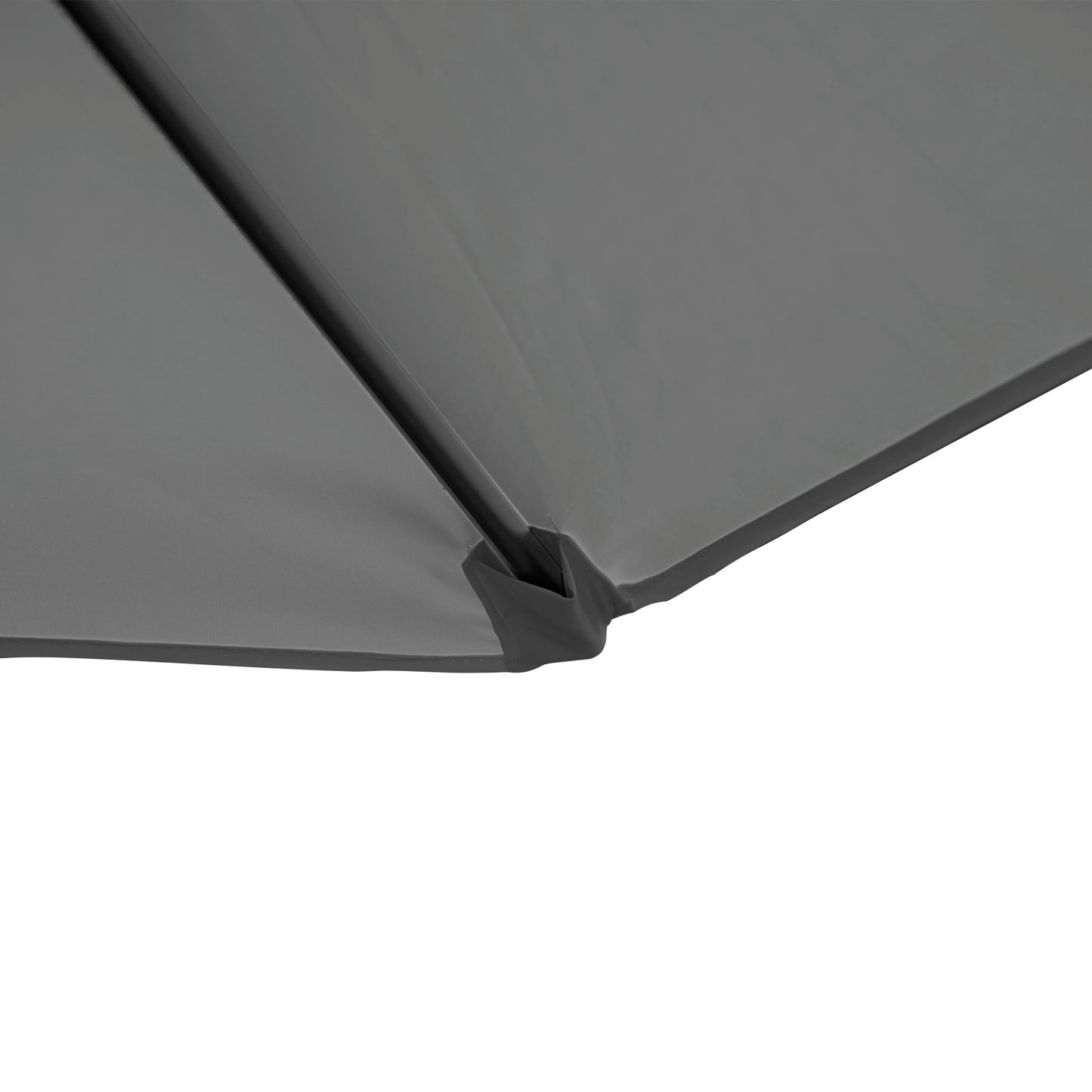 8.5FT Outdoor Cantilever Roma Parasol with 360° Rotation and Cross Base, Offset Patio Umbrella for Garden, Dark Grey