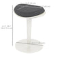Standing Desk Stool, Ergonomic Wobble Chair, Adjustable Leaning Stool for Office Desks, with Rocking Motion, Grey