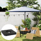 Umbrella Weights for Cantilever Parasols, Set of 4 Heavy Duty Parasol Base Weights, Black