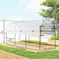 Tunnel Tomato Greenhouse with 4 Hoops and Top Tap, Pointed Bottom and Guy Ropes, 157.5" x 47.2" x 66.9", Clear