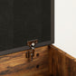 Shoe Bench Entryway Storage Rack with Padded Cushion, Hidden Storage for Hallway, Living Room, Rustic Brown