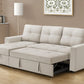 Venice Sleeper Sectional Sofa Bed with Reversible Storage Chaise