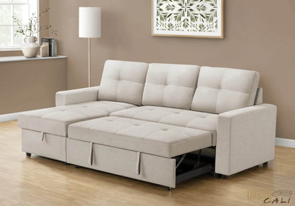 Venice Sleeper Sectional Sofa Bed with Reversible Storage Chaise - Forward Furniture