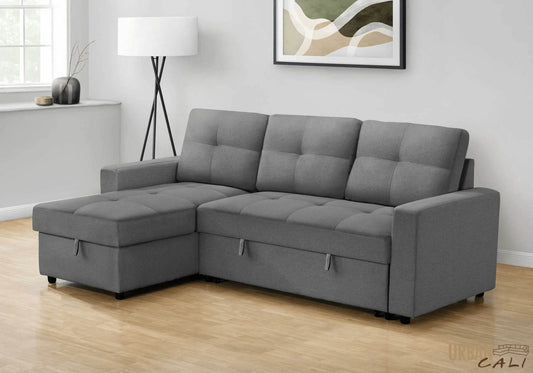 Venice Sleeper Sectional Sofa Bed with Reversible Storage Chaise - Forward Furniture