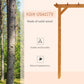 85" Wooden Outdoor Garden Arbour, Garden Arch Trellis for Climbing Vines for Wedding and Ceremony - Orange