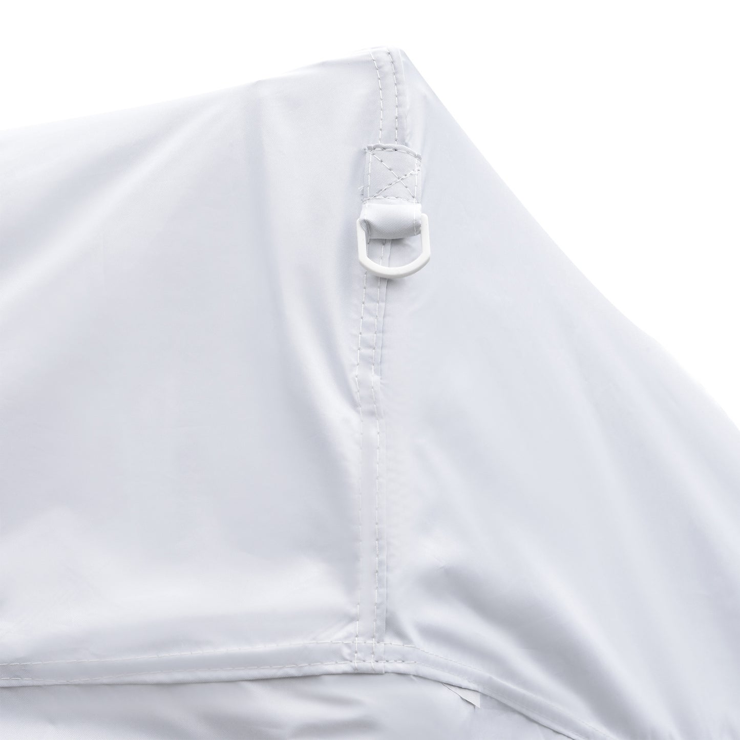 10' x 10' White Pop-Up Party Tent with 2-Tier Vented Roof